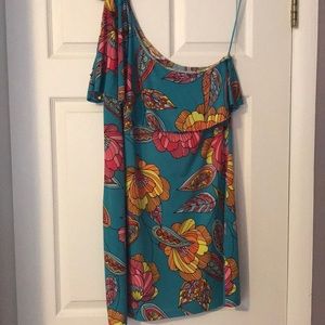 Trina Turk off the shoulder mini dress